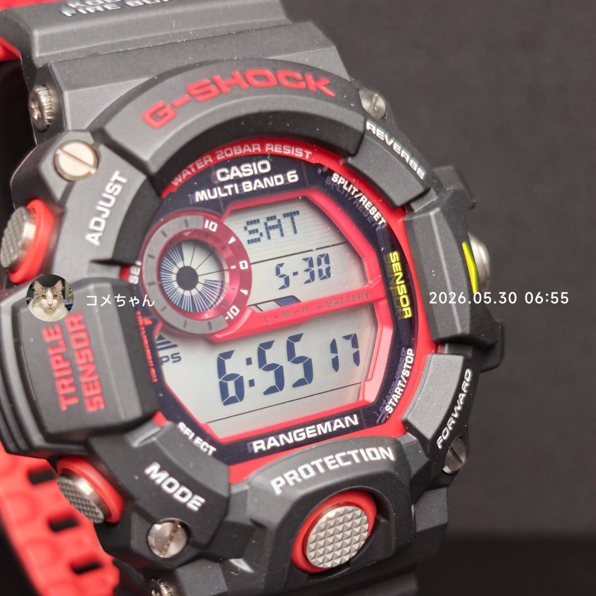 Rare Excellent Casio G SHOCK GW 9400NFST 1AJR Kobe Fire Department