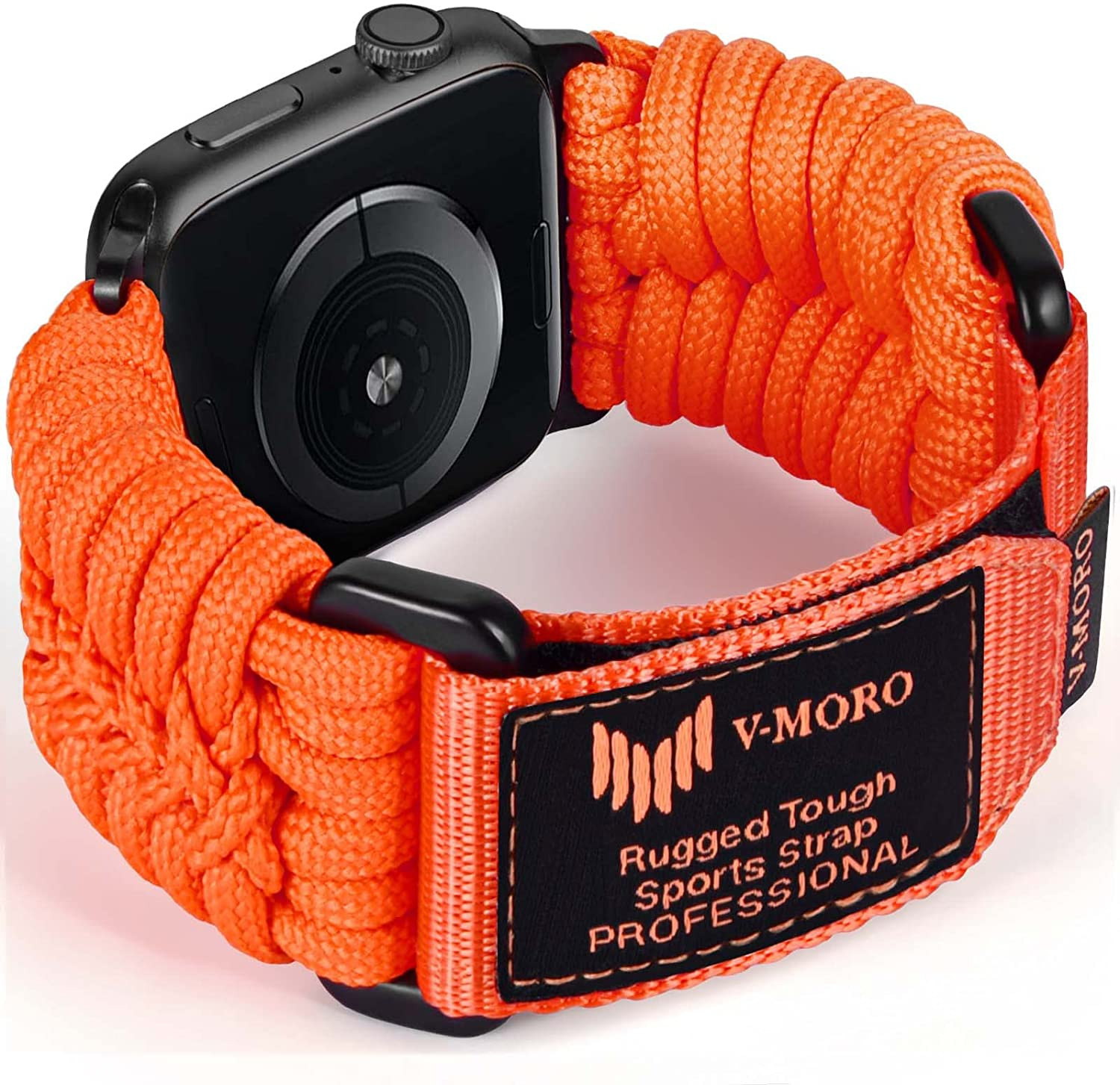 Apple Watch Band Rugged Military Paracord Nylon Iwatch Ultra 8 7 6 SE 5 4 3 2 1