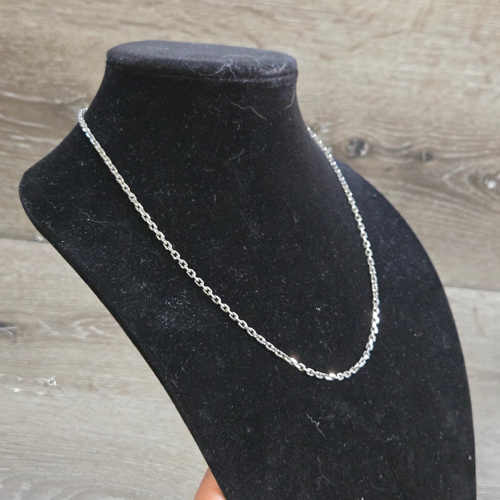 925 Sterling Silver Rolo Belcher Link Chain Necklace 21″ Made in Italy