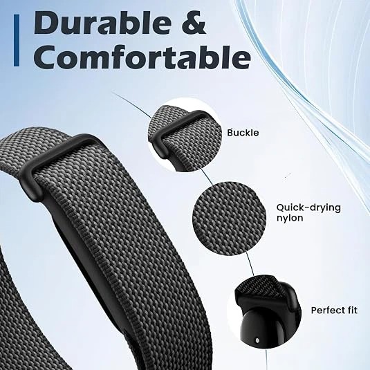 Nylon Adjustable Sports Loop Replacement Band Strap For Google Fitbit Air 2026