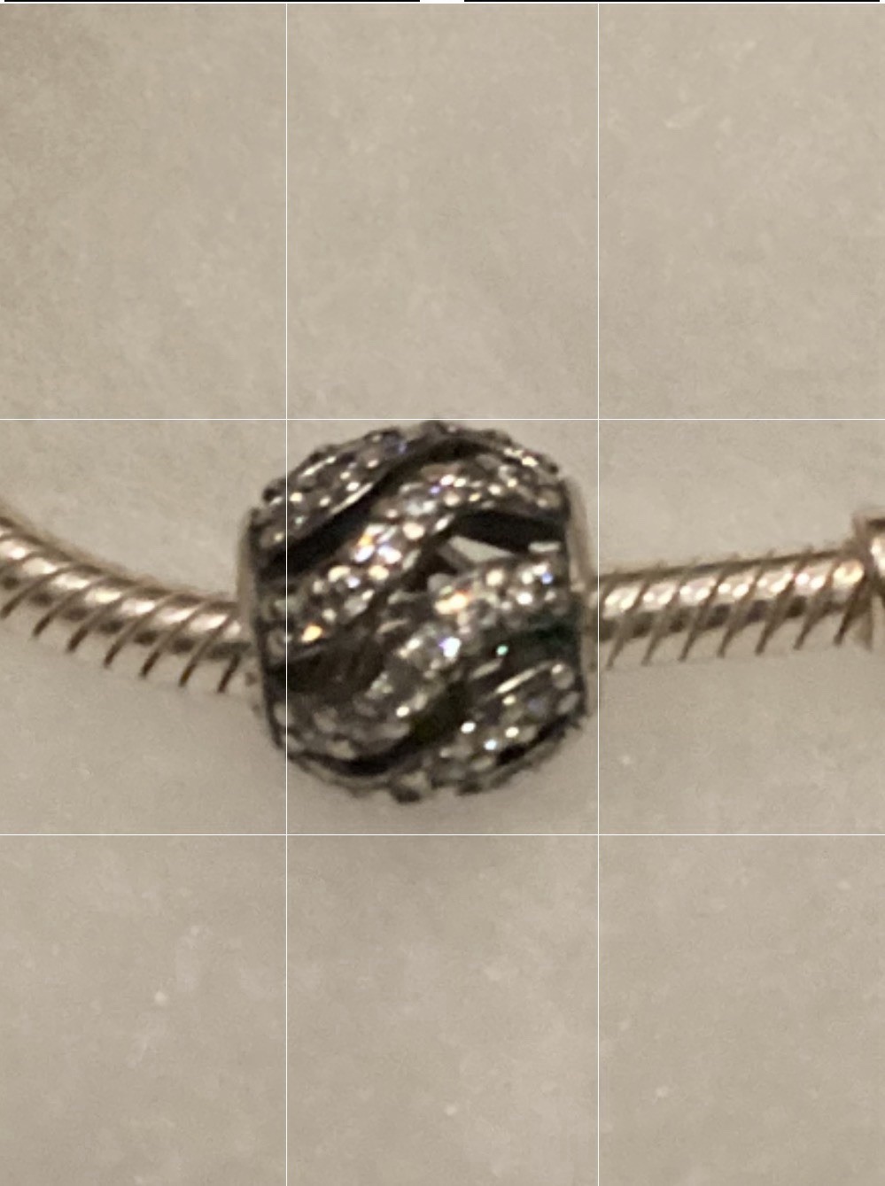 Pandora retired winter crisp authentic excellent Charm Guaranteed