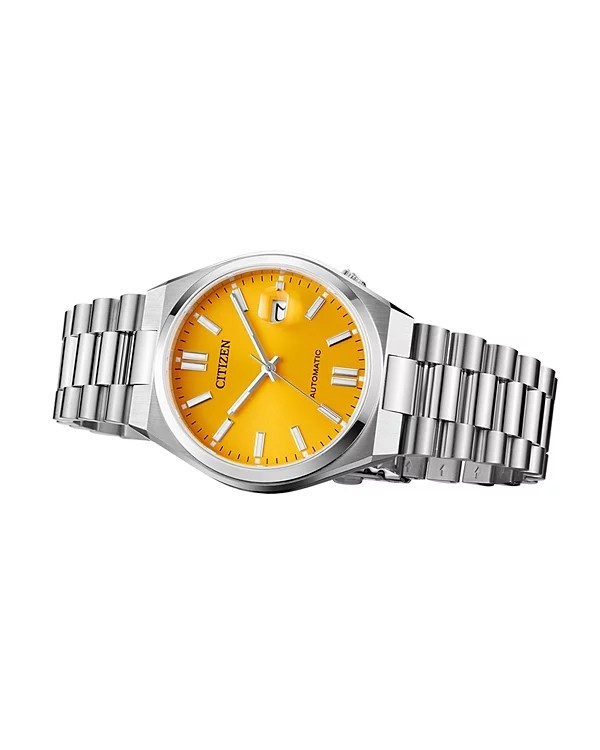 Citizen Men’s Tsuyosa Automatic Sunray Yellow Dial Watch – NJ0150-56Z NEW