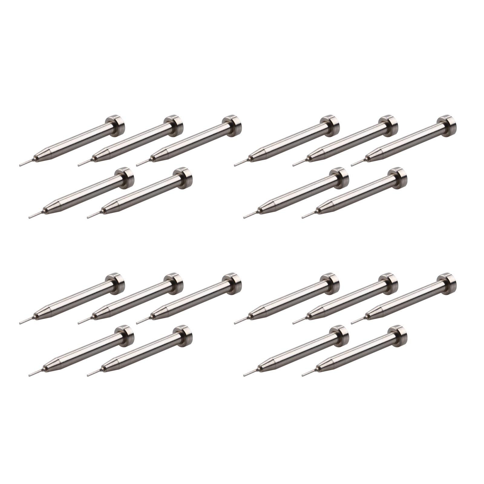 20PCS Metal 0.8mm Tip Watch Band Strap Bracelet Link Pin Remover Repair Tool