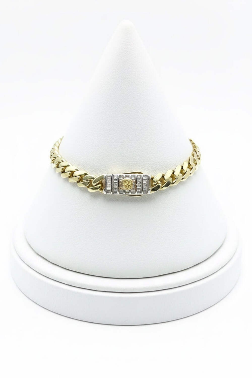 10K Yellow Gold Monaco/Italo bracelet 7” – 6mm Classic Twisted bracelet Jewelry
