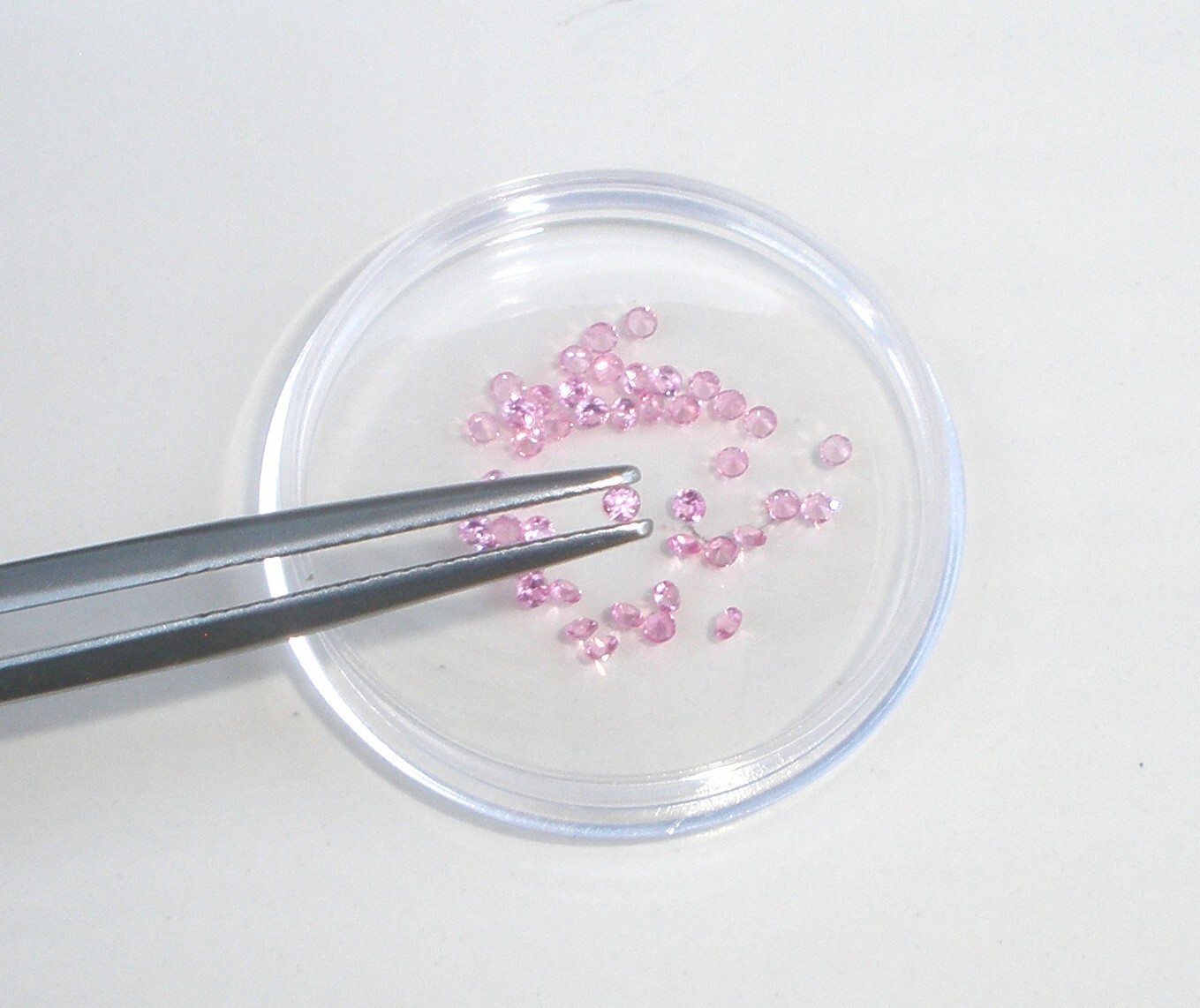 Pink Sapphire Round Loose Natural Gem 1.5mm