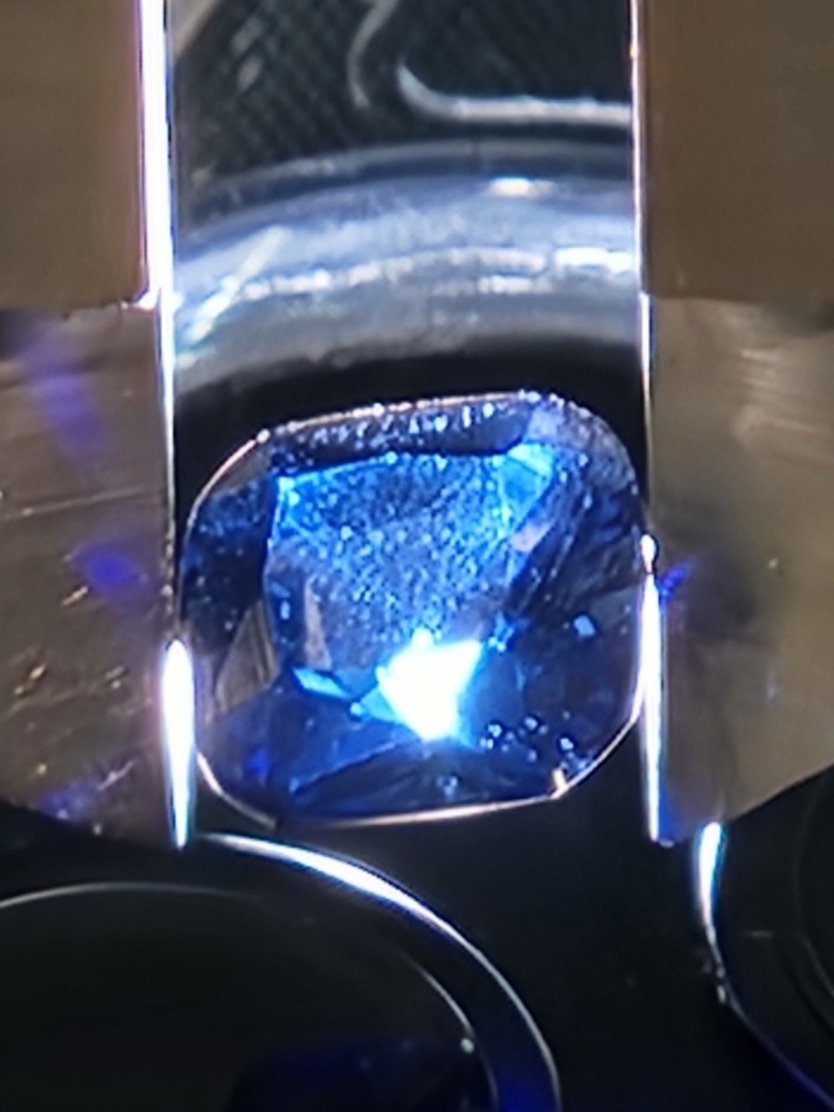 2.5CT 8mm Blue Sapphire Cushion Cut [Lab Created] $1099 MSRP