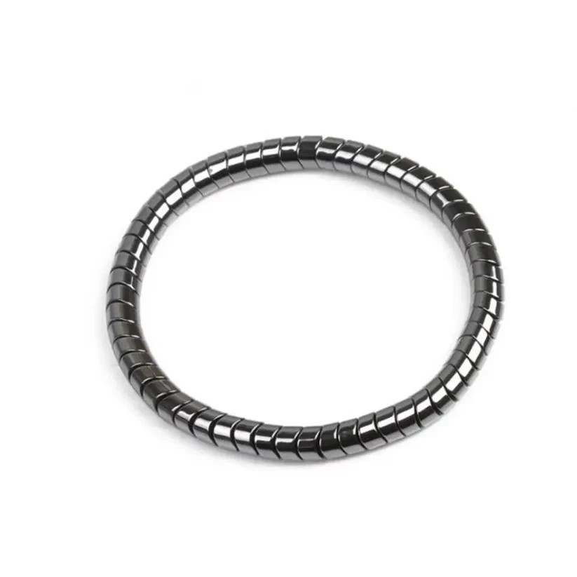 Magnetic Hematite Bracelet 8mm Beads Men Women Unisex Stretch Energy Balance