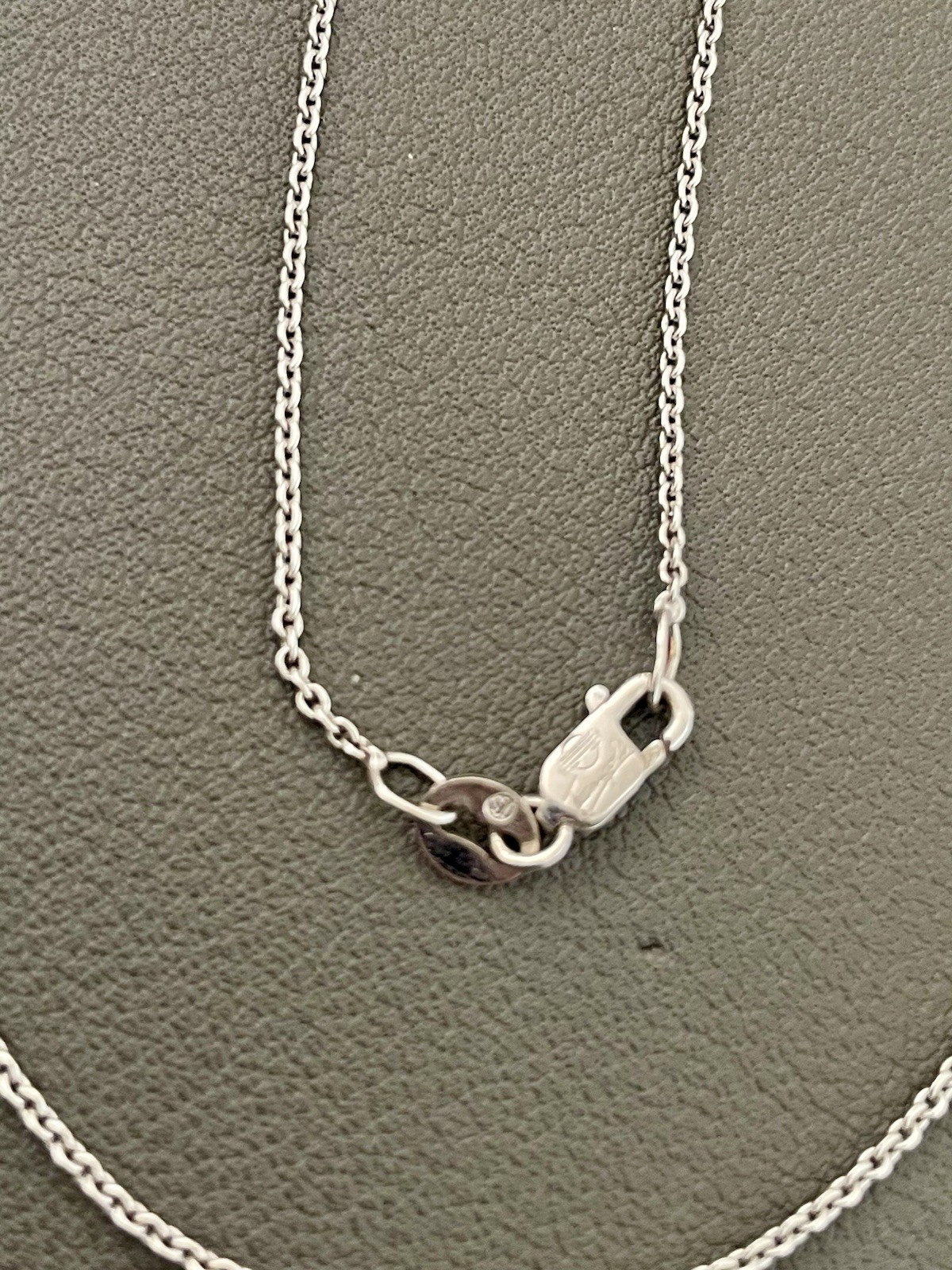 14KT White Gold Chain, 17 Inches (I96)