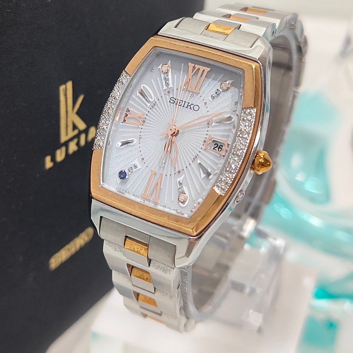 SEIKO LUKIA SSVW088 Radio Solar Limited Blue Watch