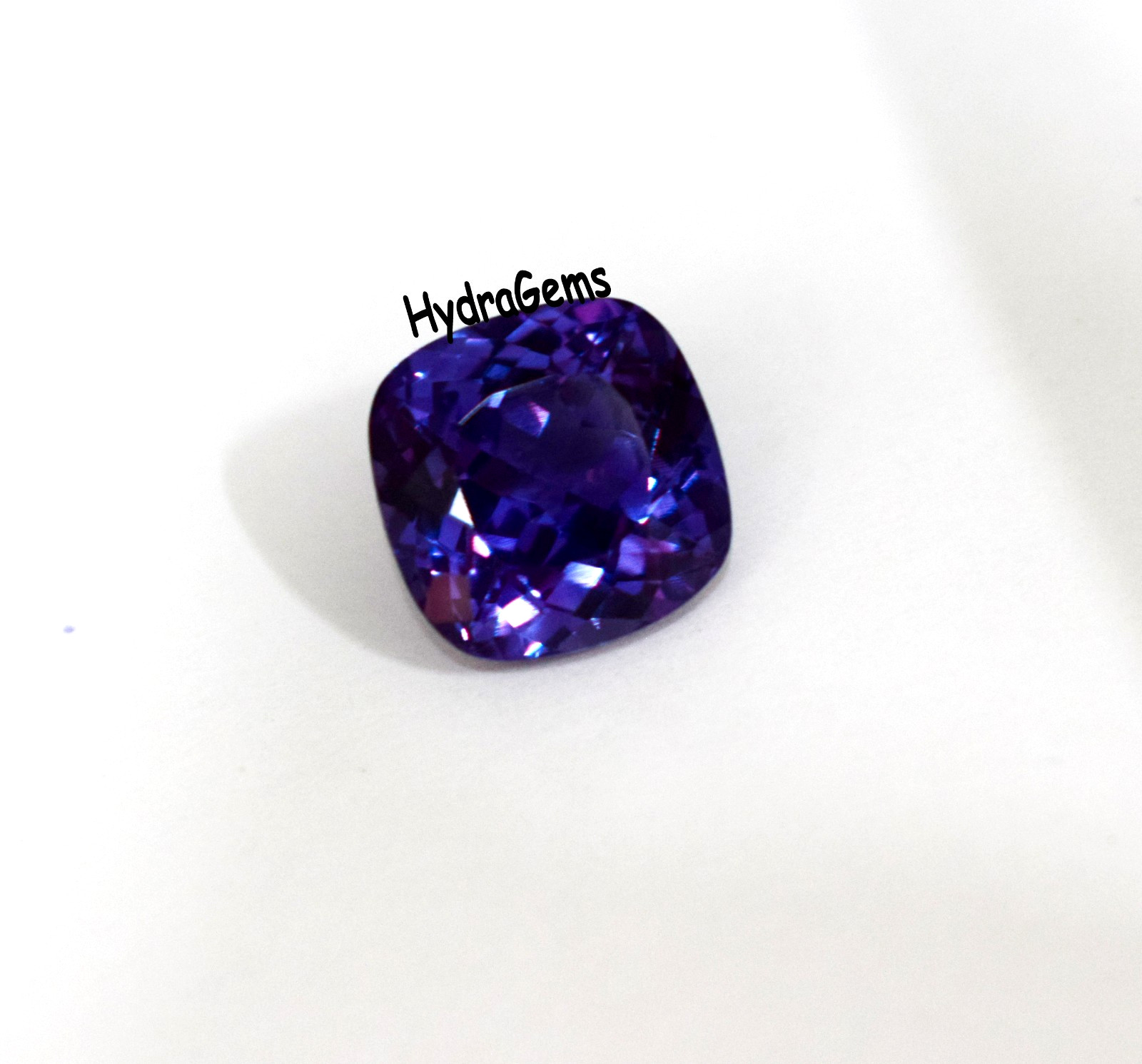 10.95 Ct Natural Russian Color Change Alexandrite Cushion Cut Certified Gemstone