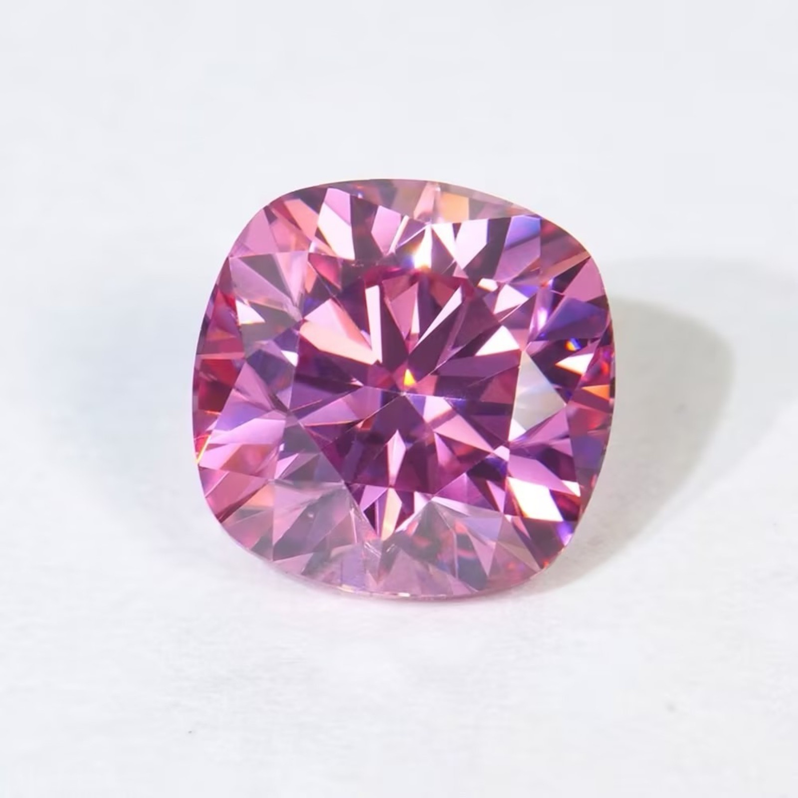 0.5-3ct Eight Colors Cushion Cut Moissanite Loose For Ring Pendant inlay GRA