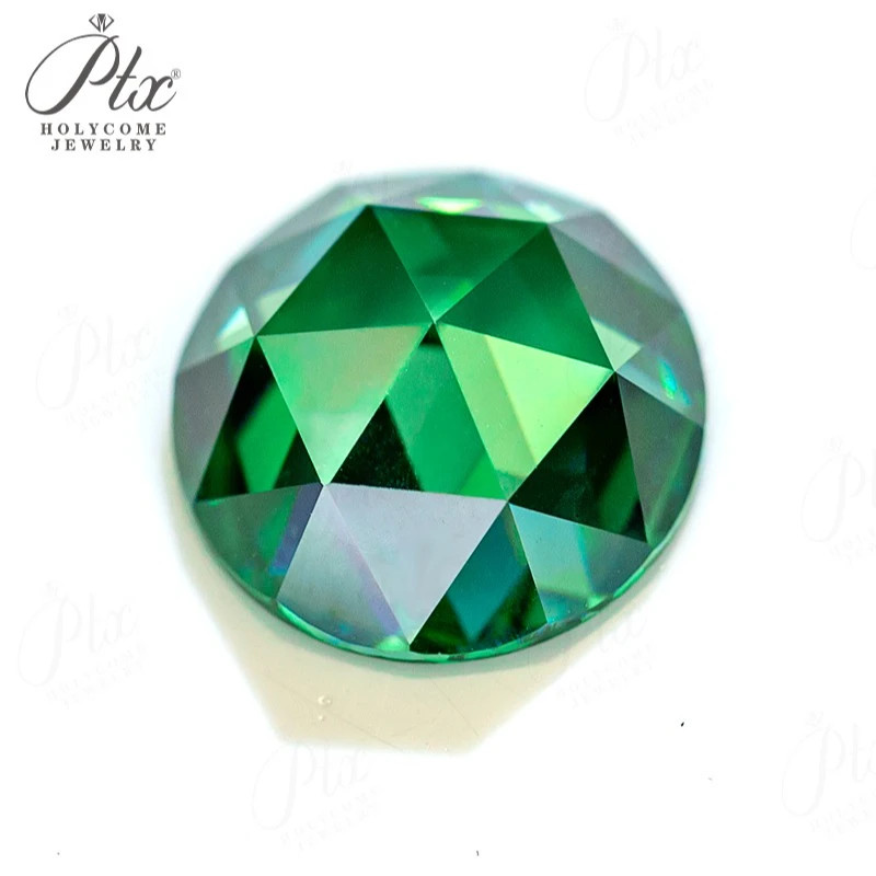 Natural Color Flat Bottom Rose Cut Moissanite Faceted Loose Stones for Jewelry