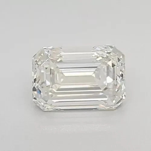 3.07 Cts Emerald Cut IGI Certified Lab Grown CVD Diamond F Color VS1 Clarity