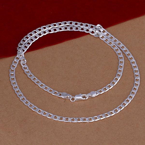 16″-30″ Mens Womens 925 Sterling Silver 3mm Cuban Curb Link Chain Necklace #N154