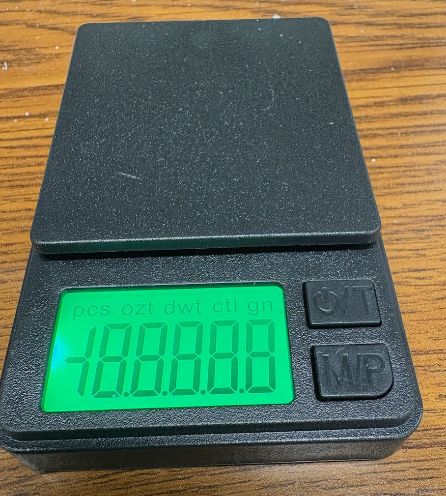 Electronic Scale, Pocket Size, 0.01g to 1000g, g,oz,ct,gn,tl,ozt,dwt