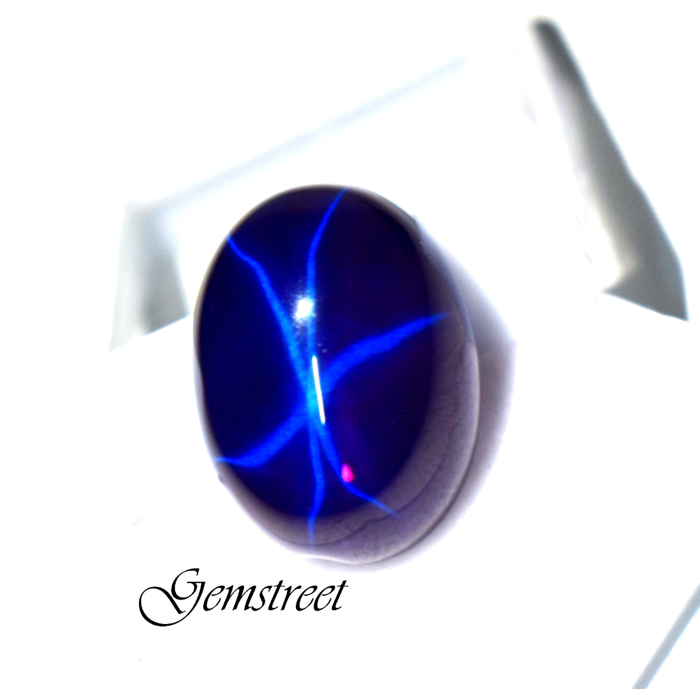 Ceylon Purple Star Sapphire 27.10 Ct 6 Ray Cabochon Cut Certified Loose Gemstone