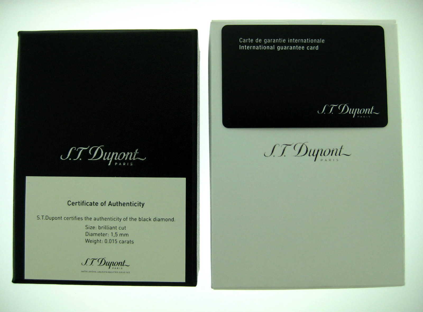 Dupont “Black Rain” with 72 Black Diamonds Cufflinks, 005415