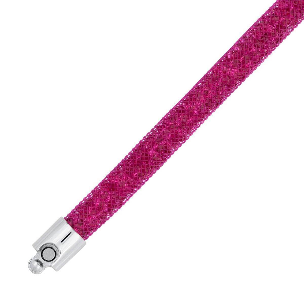 Swarovski 5089833 Women’s Stardust Fuchsia Double Wrap Bracelet
