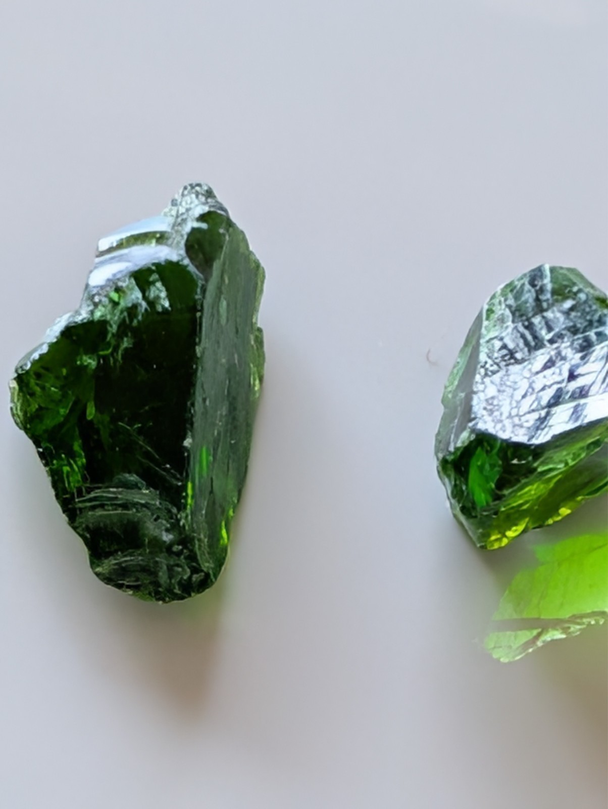USA seller 5.79 ct IF flawless Chrome Diopside facet rough gemstone specimen