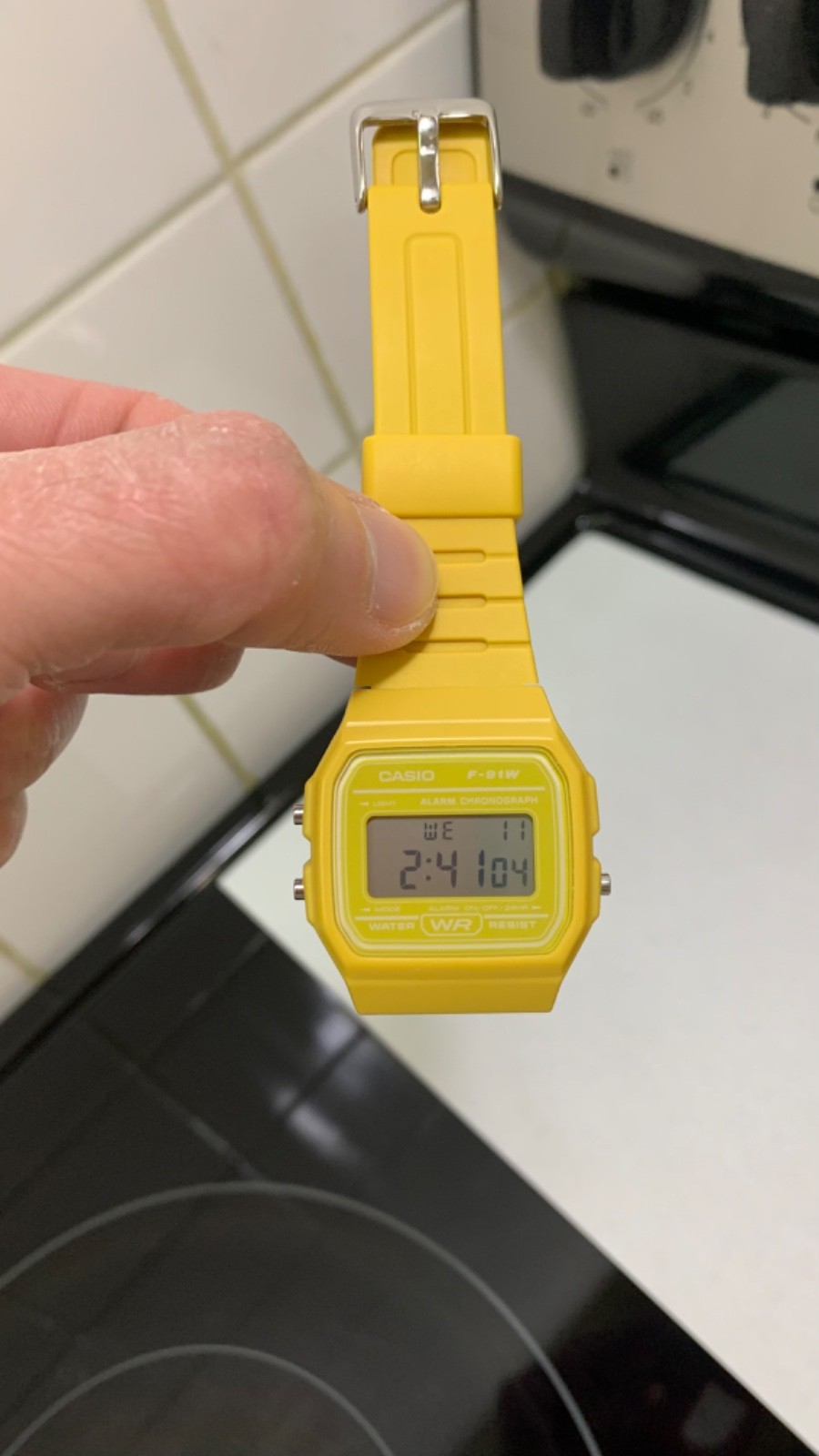NEW Casio F91W Yellow Digital Watch – F-91WC – Very Rare!