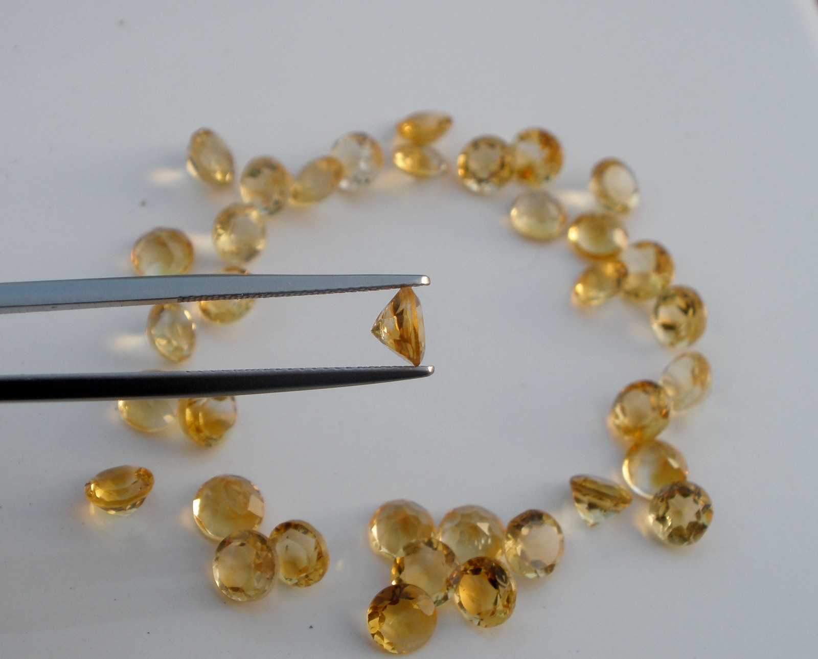 Citrine Round Loose Faceted Natural Gem 6mm