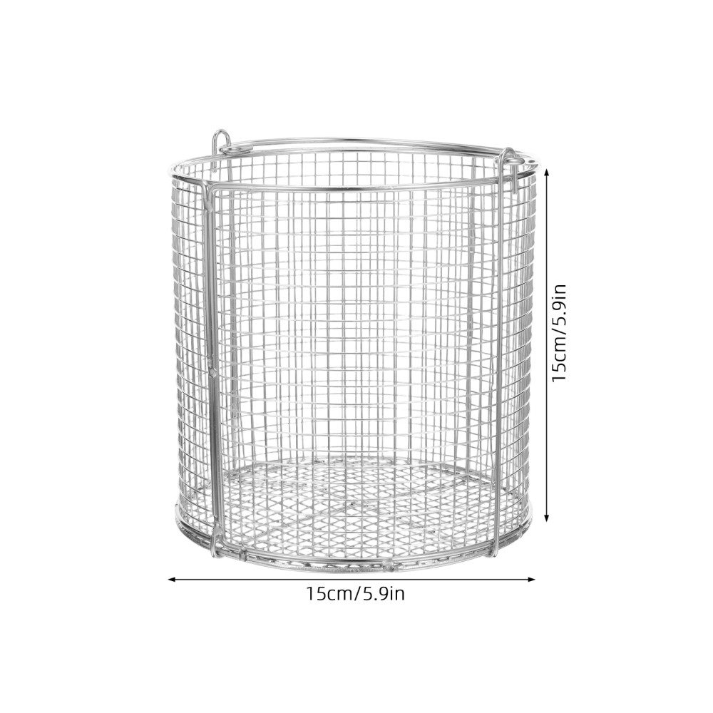 Metal Parts Cleaning Basket Washing with Handle Swinging Dip-and-drain