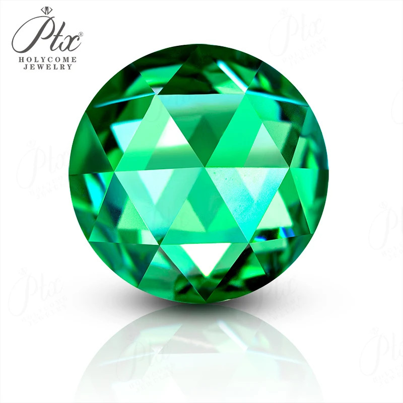 Natural Color Flat Bottom Rose Cut Moissanite Faceted Loose Stones for Jewelry