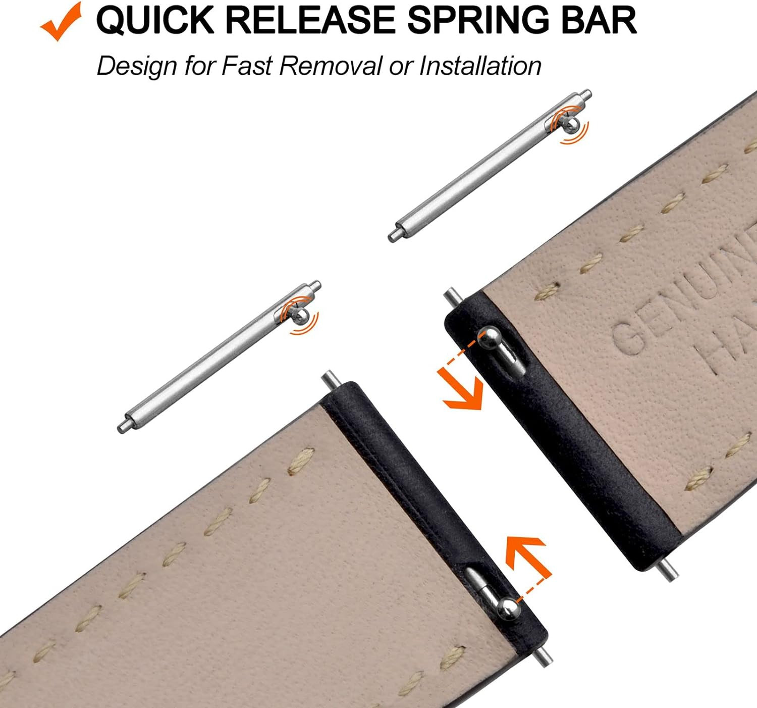Watch Band 16mm 17mm 18mm 19mm 20mm 21mm 22mm 24mm – Classic Oil Wax Leather Qui