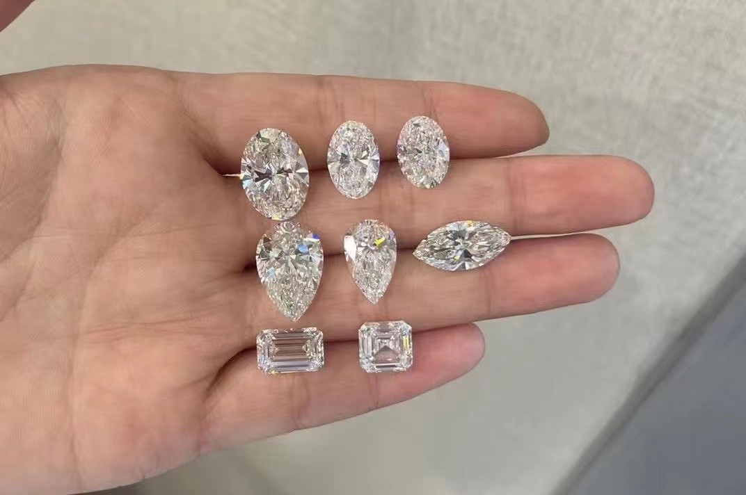 Lab Grown Diamond 0.1-5CT Without IGI Certificate HPHT CVD DEFG VVS-SI Diamonds