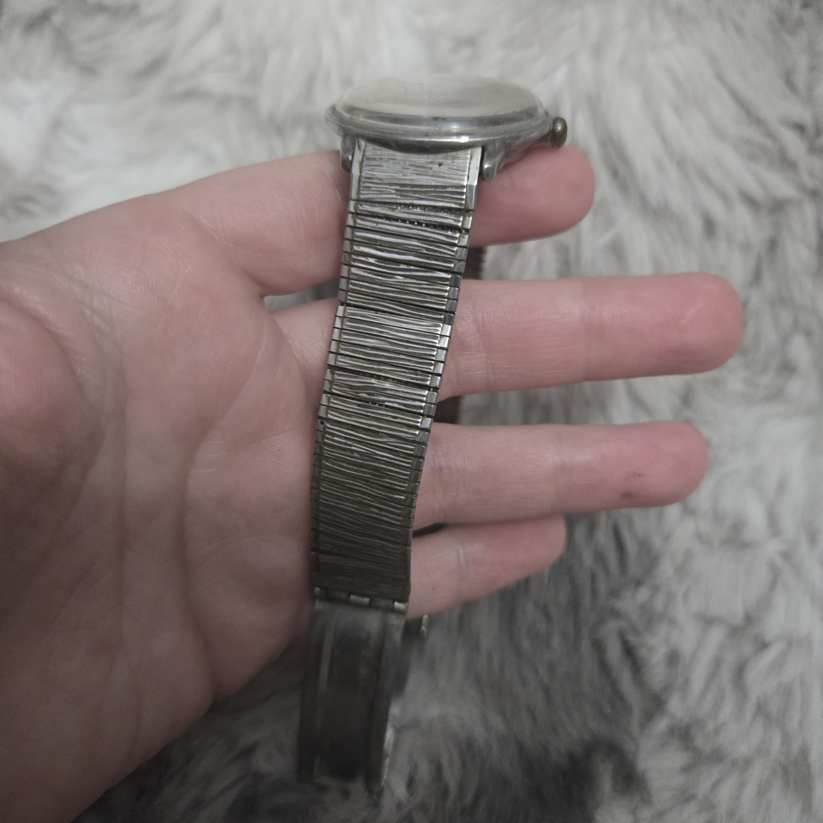 1970s Timex Marlin Silver Toned Manuel-Winding Men’s Watch Mechanical