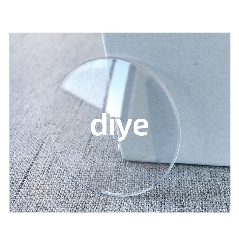 0.8mm 1.0mm 1.2mm 1.5mm Thick 13mm-45mm Flat Sapphire Watch Glass Round Crystal