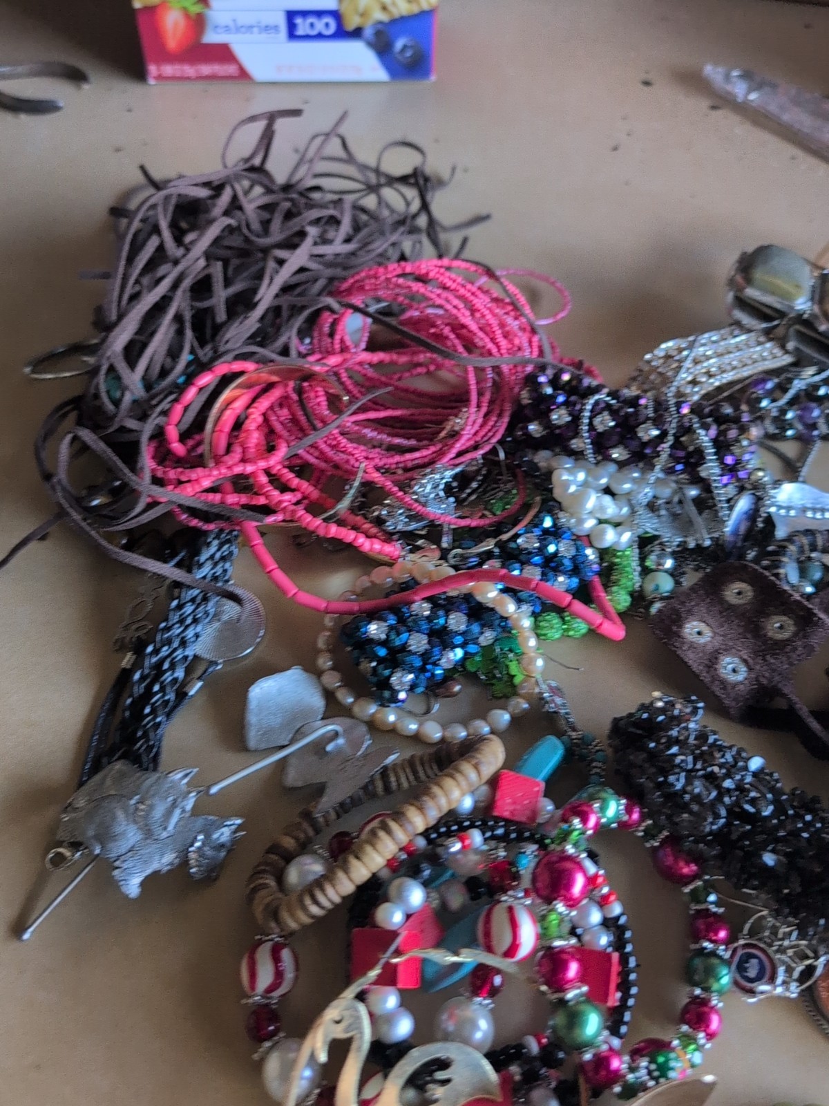 HUGE Vintage to Now ALL UNSEARCHED Jewelry Lot Wearable Craft Estate Find 4lbs