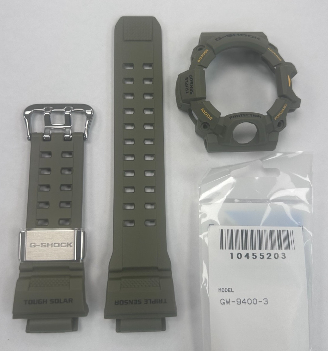 Casio G-SHOCK GW-9400-3 Resin STRAP AND BEZEL GREEN RANGEMAN GW- 9400