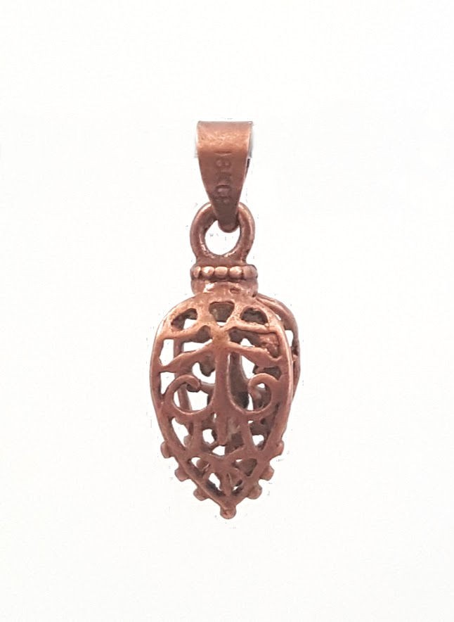 Copper Color Large Filigree Pinch Bails (Qty 5-15) Ships from WI, USA (13-C)