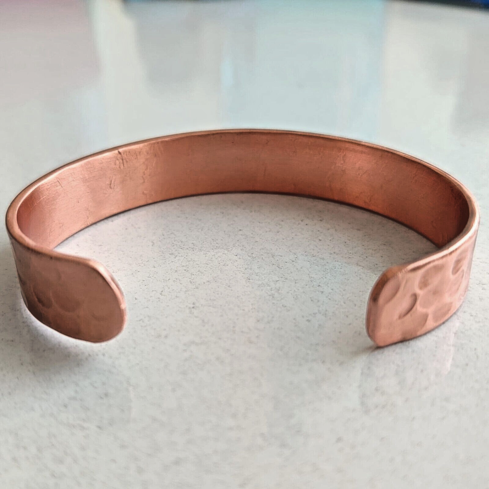 100% Pure Copper Bracelet Heavy Hand Made Healing Unisex Men Women 35gr 1.25oz