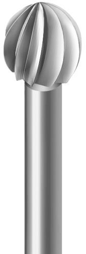 Fox Jewelry Burs Fig1 Jewelers Round Ball Bur 006 Pack of 6 Burs 0.6mm Germany