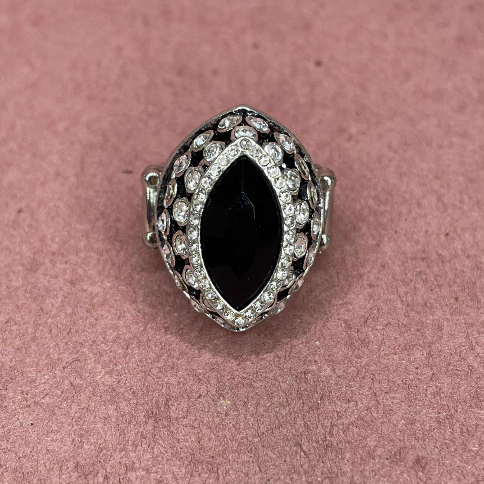 Morticia Addams Family Ring Replica Gothic Jewelry for Morticia Cosplay Costume