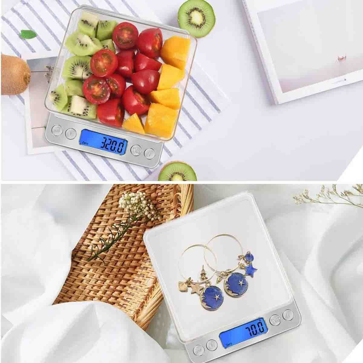 3000g/0.1g Digital Grain Gram Scale Jewelry Gold Silver Coin Pocket Size Herb