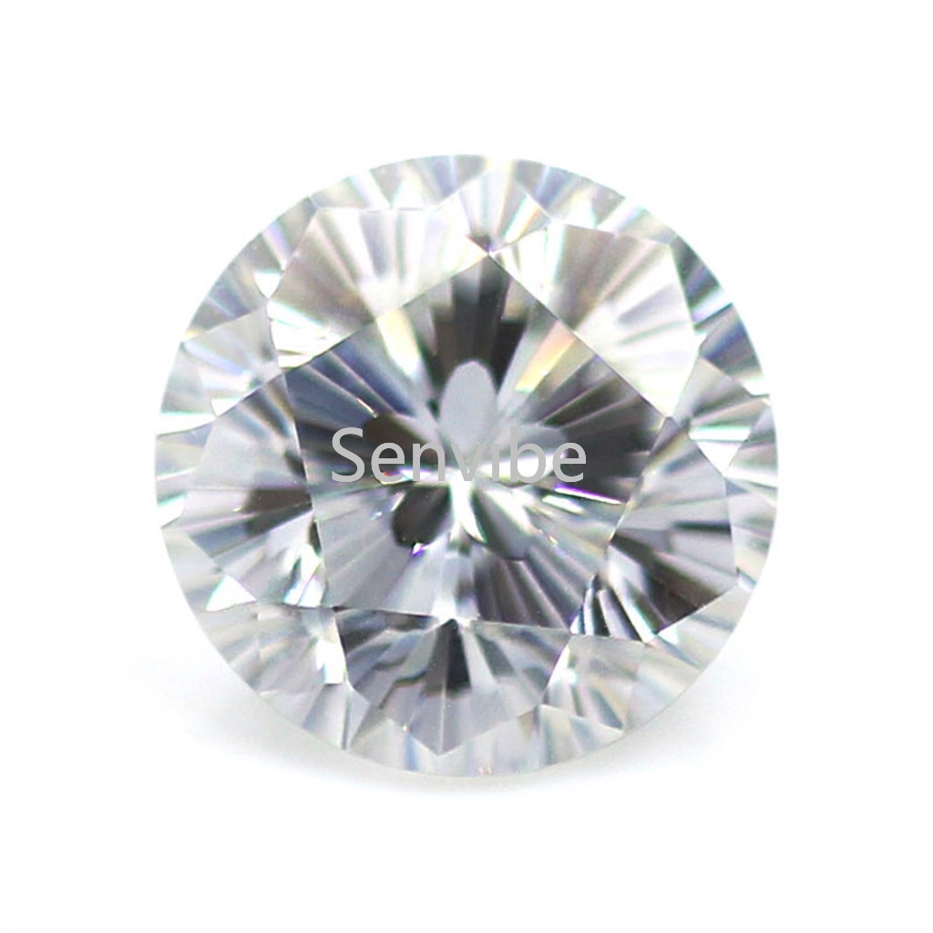 0.5~5ct VVSI Fancy-cut round D-color Moissanite Loose Gemstones Jewelry making