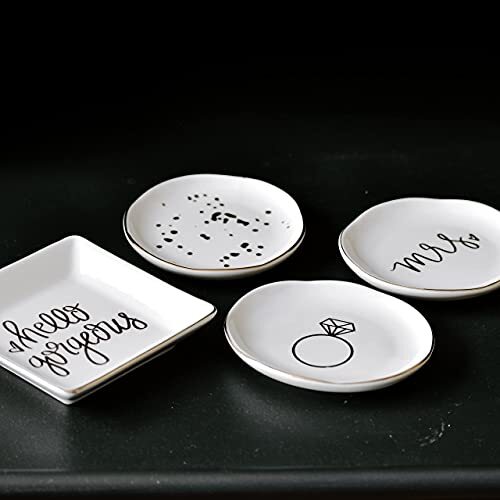 Jewelry Dish | Great Ring Dish for His and Her Engagement Gift | Jewelry