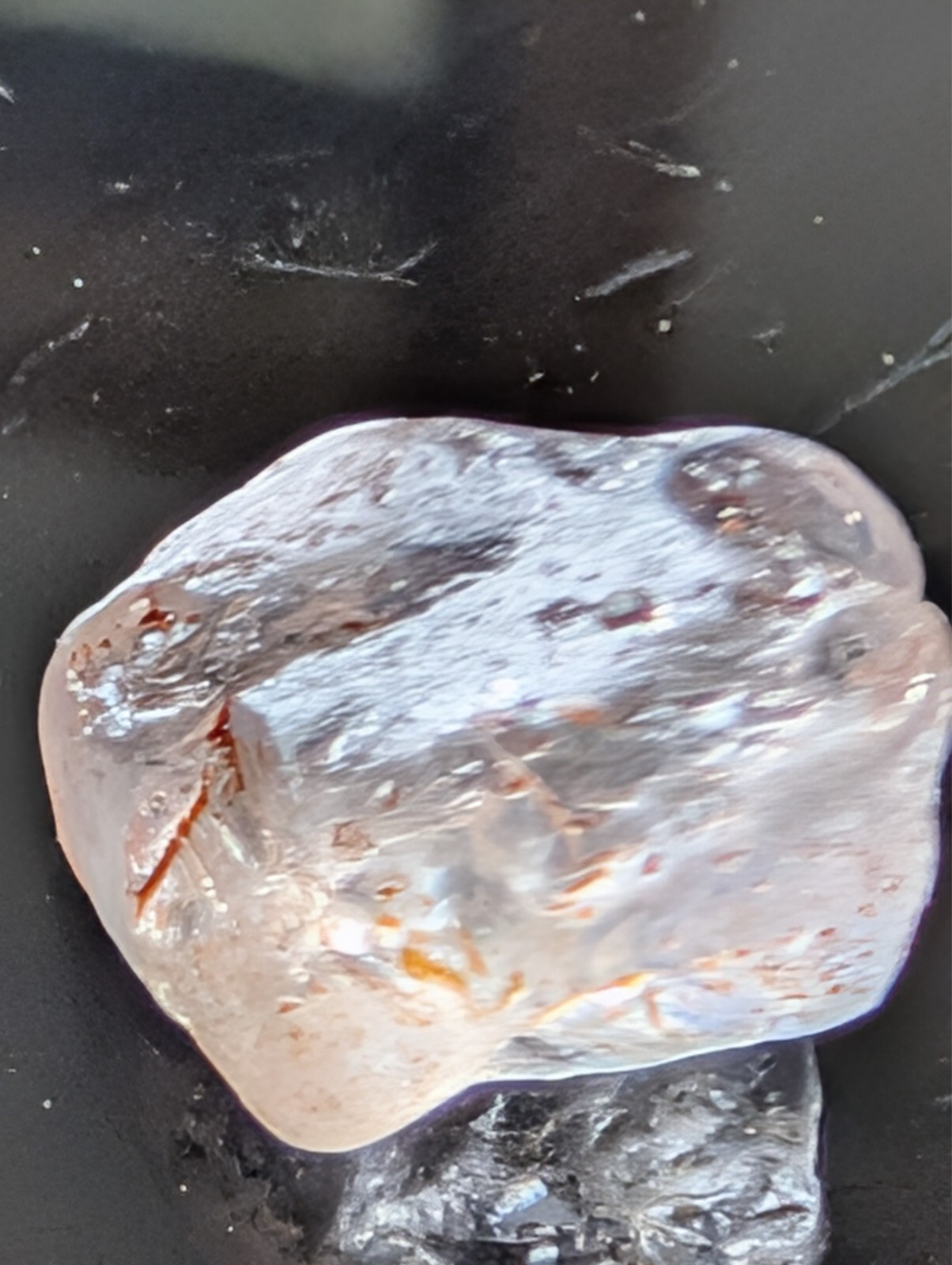 USA seller 6.28 Cut to IF SRI LANKA White Sapphire facet rough gemstone