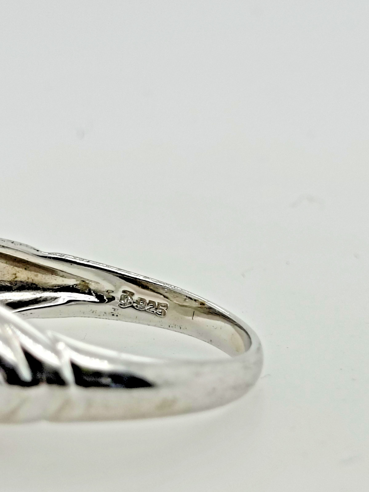Vintage Purple Sterling Silver Thailand Ring Size 10