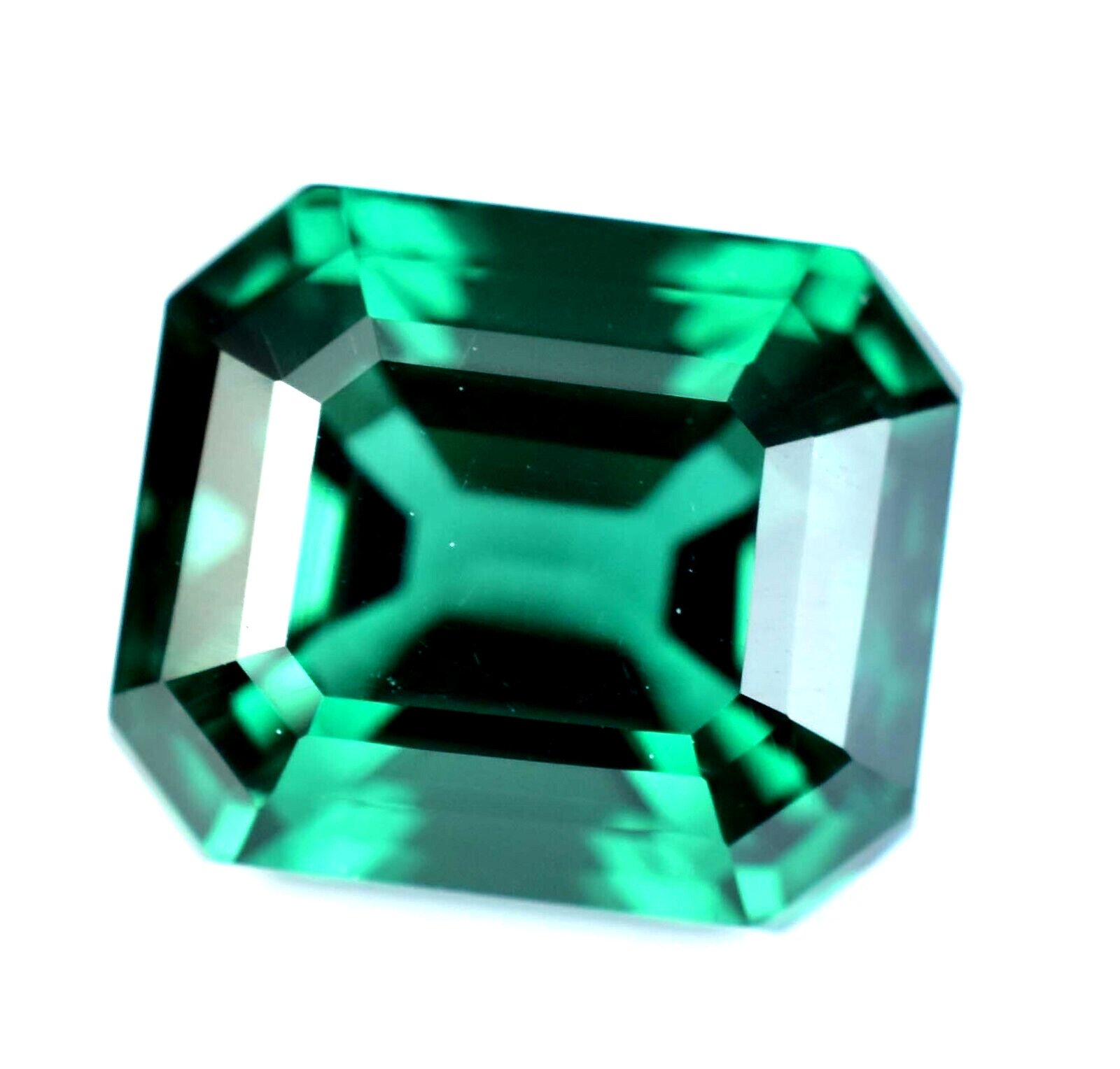 Natural Green Emerald 11.70 Ct Emerald Cut AGL Certified Stunning Loose Gemstone