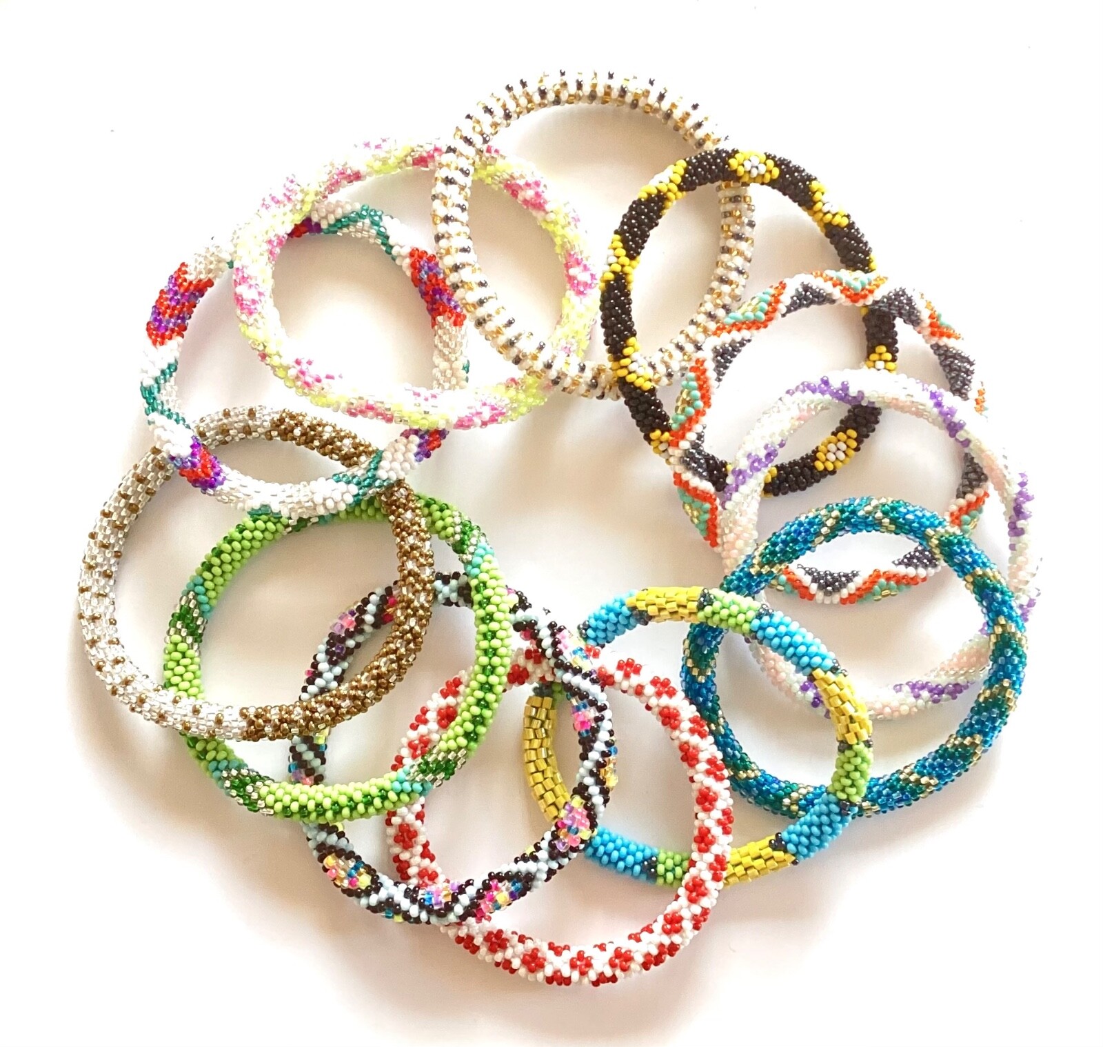 Nepal Bracelets. 1 Dozen Premium Random Colors Wholesale.