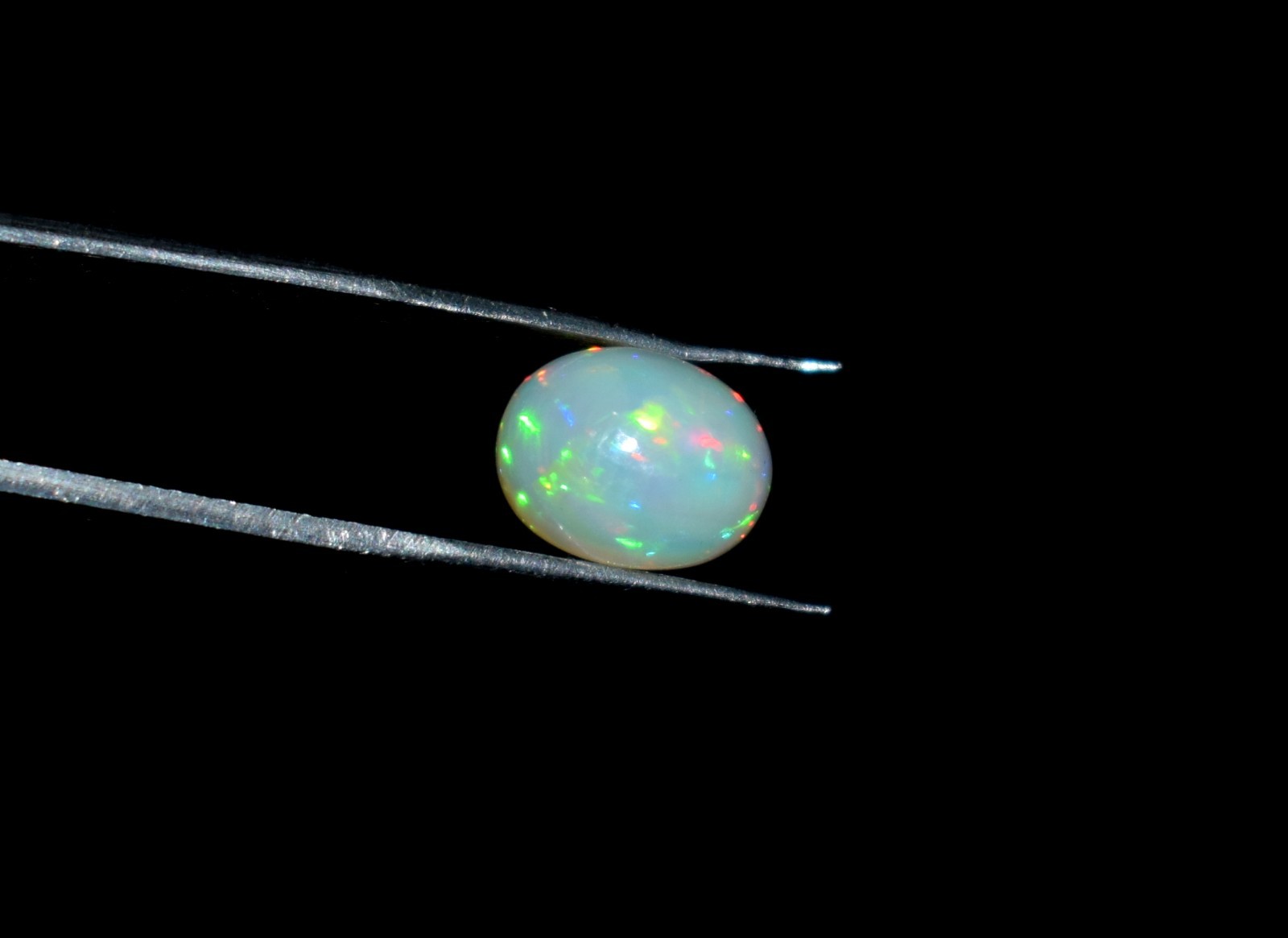 Natural Ethiopian Wello Fire Opal Cabochon Gemstone 7X9mm Loose AAA A11