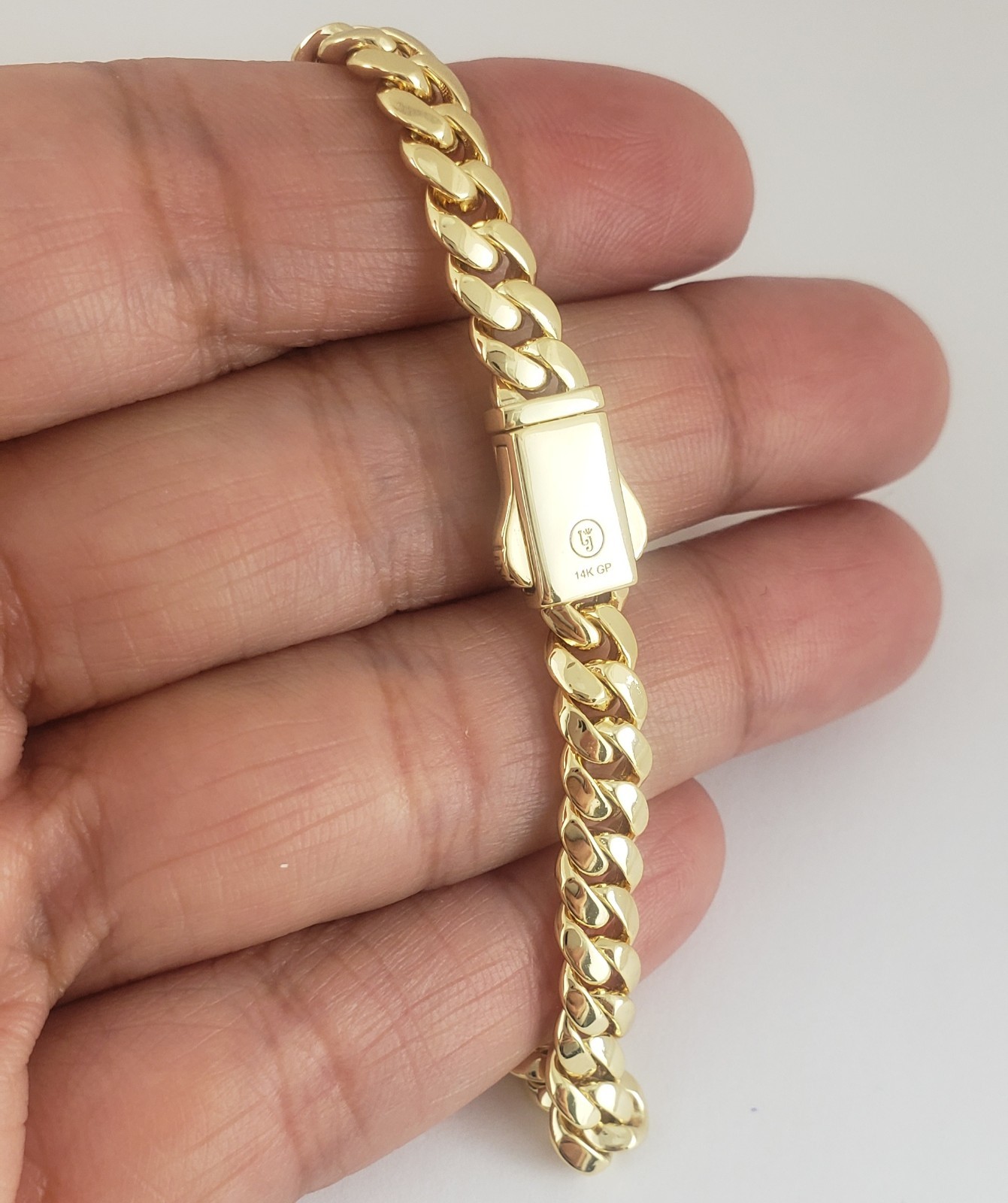 Women 14K Gold Plated Cz Cuban Choker Chain Necklace 16″