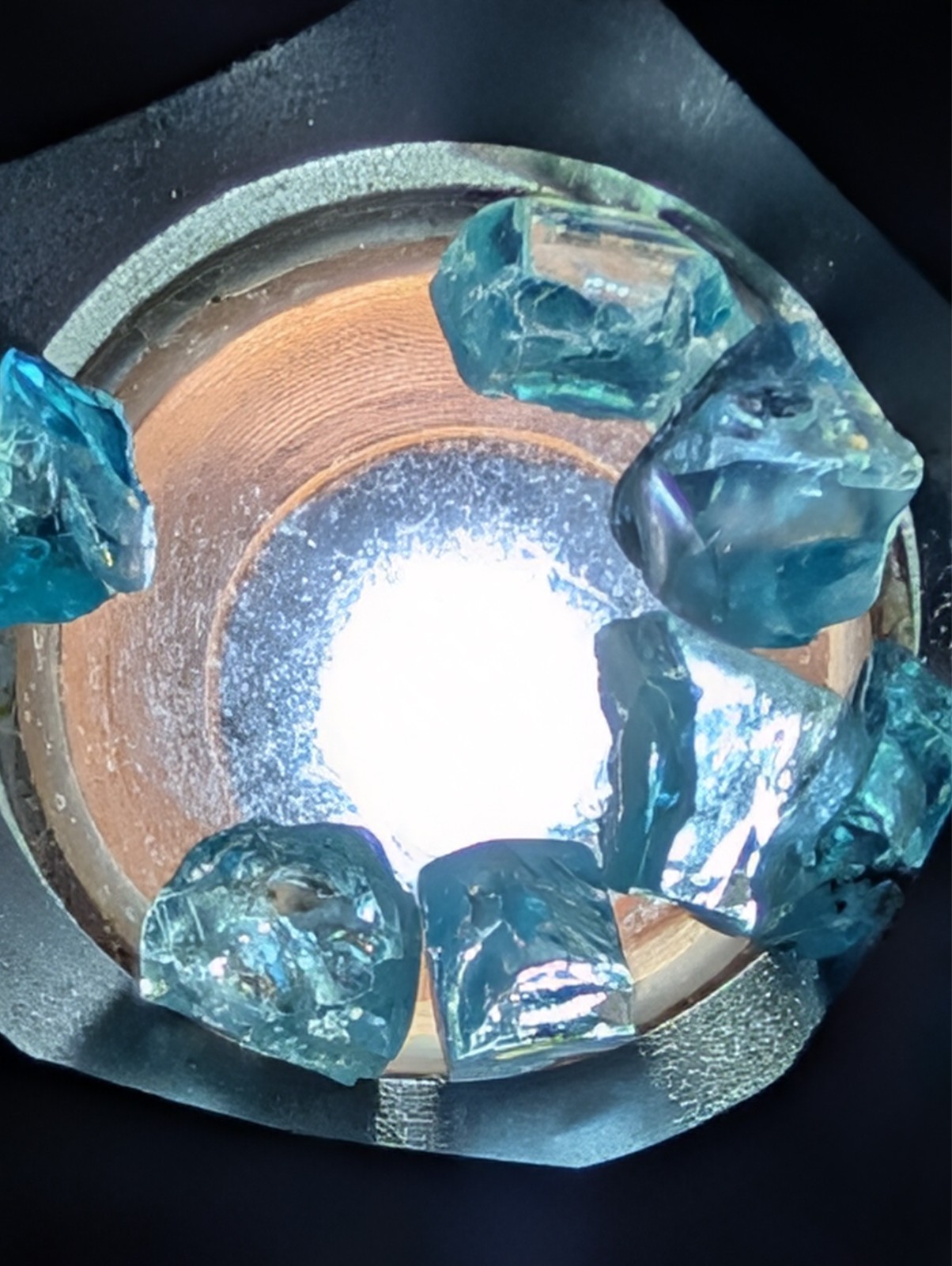 USA seller 15.75 cts Eye clean Blue Zircon facet rough gemstone specimen