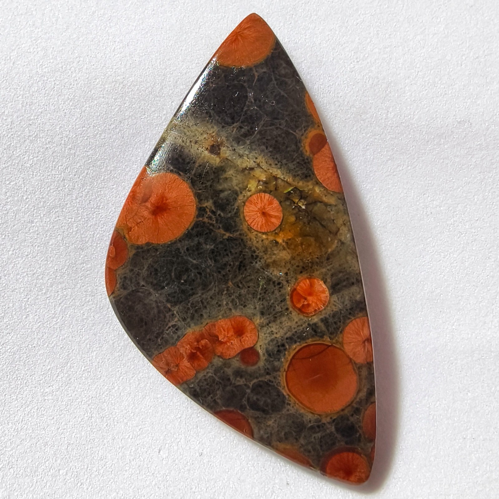 72 Cts Natural Peanut Obsidian Cabochon Gemstone For Jewelry 59.5×31.7×6 MM