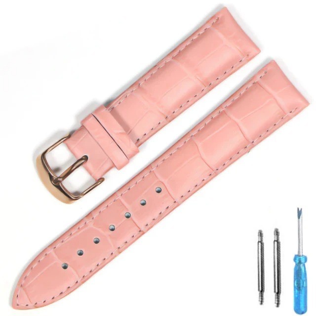 Genuine Leather Mens Watch Strap Band Brown Black 12mm 14mm 16mm 18mm 20mm 22mm