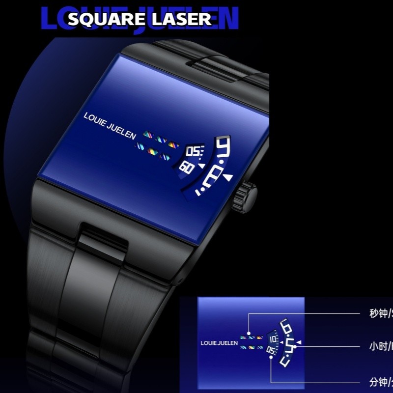 New 2026 Men square Watch Trendy Design Luxury Wristwatch fashion Business Gift